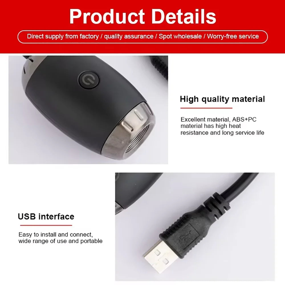 USB Car Atmosphere Projector Light Car Interior Ambient Light LED Starry Star Light Party Decor Romantic Saturn Galaxy Light