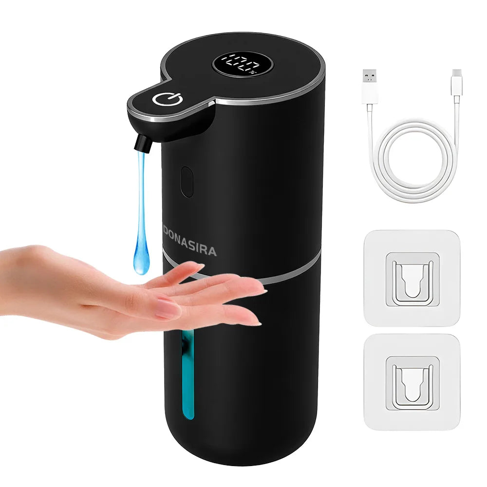 380ML P18 Digital Display 6-Levels Adjustable Foam/Liquid Control Waterproof Automatic Sense Soap Dispenser For Kitchen Bathroom